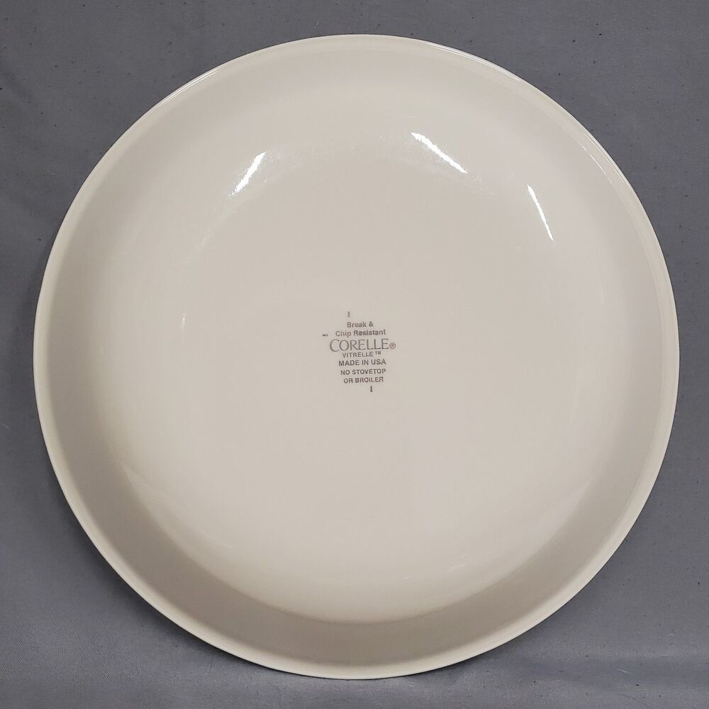 SET OF 4 - CORNING CORELLE - TEXTURED LEAVES - 8.5" SOUP PASTA BOWLS - EUC - Picture 8 of 12